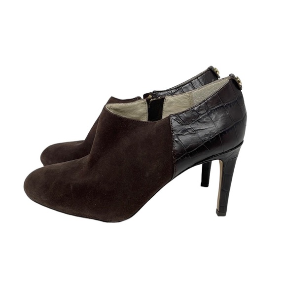 Michael Kors Heeled Booties sz 8 Brown‎ - Picture 1 of 10